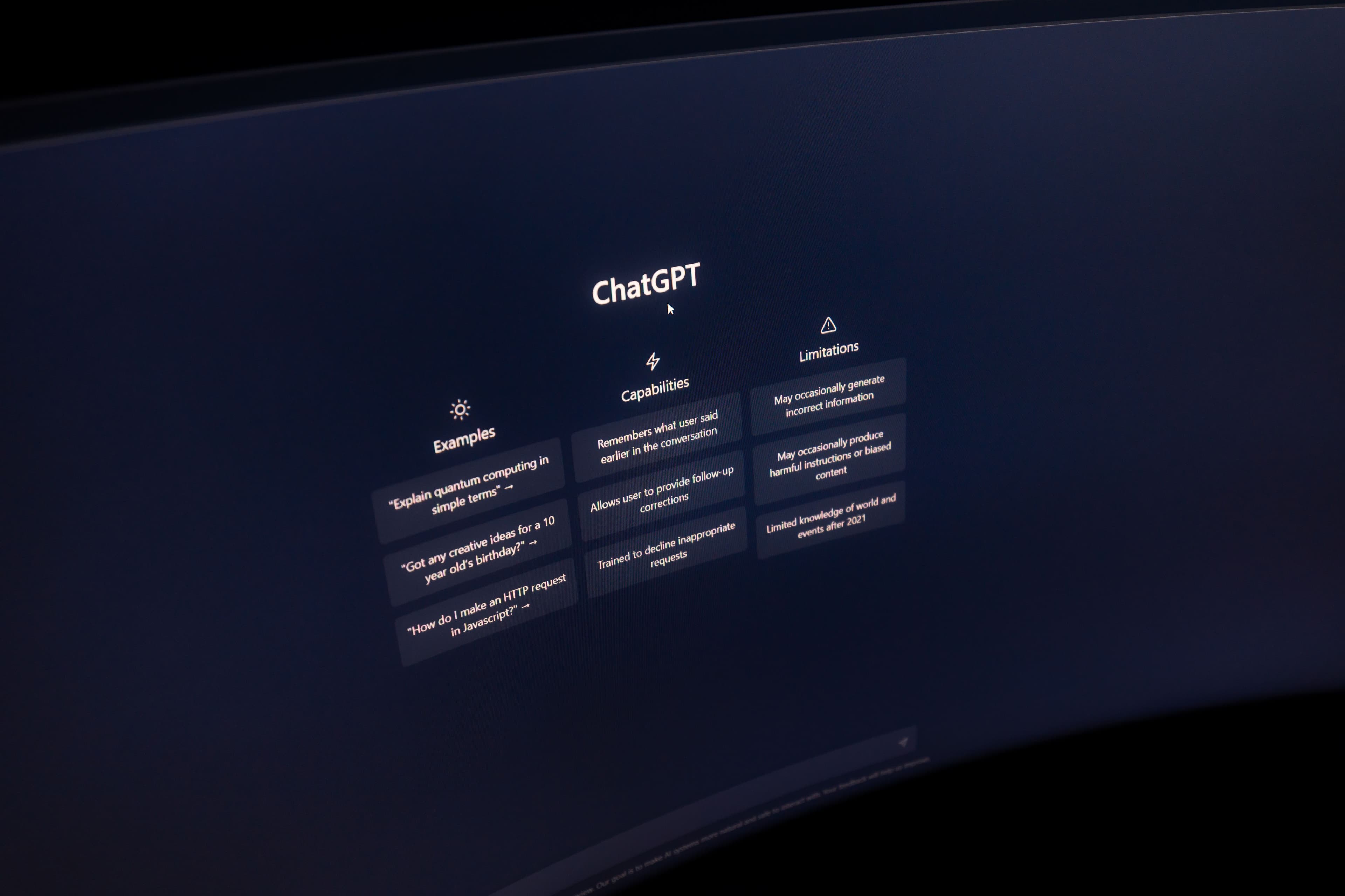 A person using an AI answer interface on a laptop.